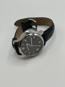 Orologio Donna WENGER Terragraph Tutto Acciaio Vetro Zaffiro, Pelle Nero, 0521.10 - Foto 1 di 4