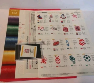 Studio Bernina Miniature Madness Embroidery Card Set # 152 Deco Bernette 2001 - Picture 1 of 8