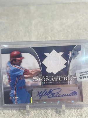 Mike Schmidt 2004 Upper Deck UD Ultimate All-Star Signatures Mint Auto 07/12 HOF - Image 1 of 3