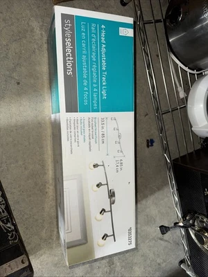 Style Selections 4 Head Adjustable Track Light 33.5” Item No. 0353275 - Image 1 of 4