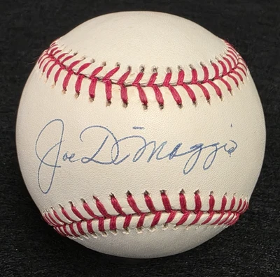 JOE DIMAGGIO Signed Official Baseball-HOF-NEW YORK YANKEES-PSA Letter - Image 1 of 4