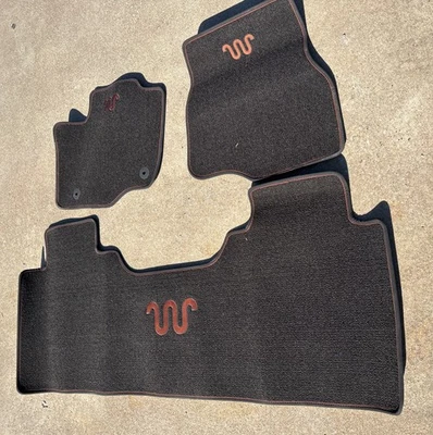Alfombrillas Ford Super Duty 2017-25 OEM alfombras espresso King Ranch Java 3 piezas Foto 1 de 4