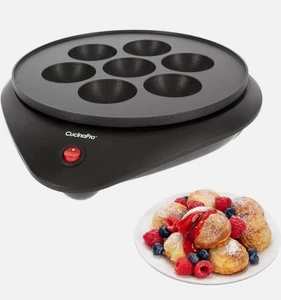 CucinaPro Ebelskiver Maker- Electric Non-stick Baker for Making Takoyaki - Picture 1 of 6