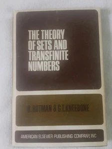 Die Theorie der Mengen und transfiniten Zahlen B. Rotman 1968 HCDJ - Bild 1 von 5