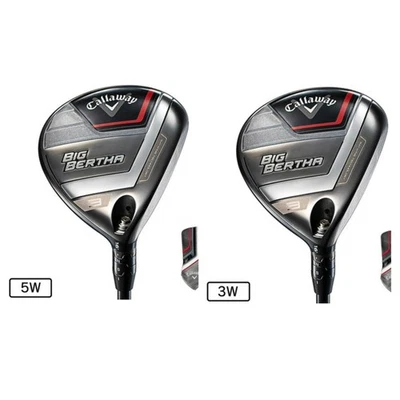 Callaway BIG BERTHA  FairwayWood 3W 5W 2set RH SPEEDER graphite Flex R HC New - Image 1 of 4