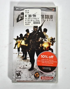 Metal Gear Solid: Portable Ops 1st Print (Sony PSP 2006) NEW SEALED - Picture 1 of 10
