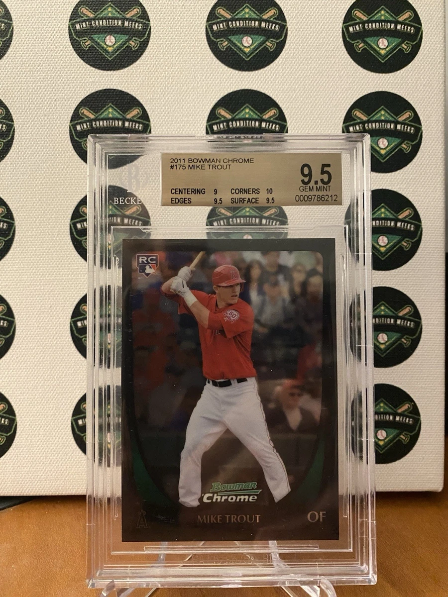 Mike Trout Beckett Grading Services (BGS) Grade 9.5 Baseball