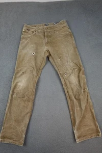 Kuhl Rydr Hose Herren 32x32 braun distressed Workwear Outdoor Wandern Löcher getragen - Bild 1 von 13