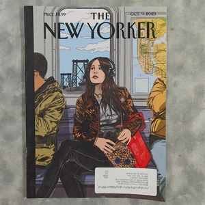 New Yorker Magazine Oct 9 2023 Nicole Rifkin Cover VG w/Label NYC M Train Issue - Picture 1 of 2