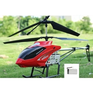 Rc Helicopter With Remote Control Extra Durable Big Plane Toy For Kids Drone - Picture 1 of 2