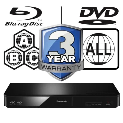 Panasonic Blu-ray Player DMP-BDT170EB Full MultiRegion 4K Upscaling 3D - Image 1 of 4