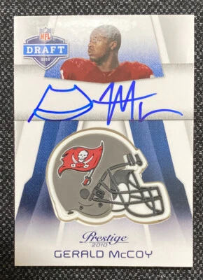 2010 Prestige NFL Draft Auto Gerald McCoy Rookie - Image 1 of 2