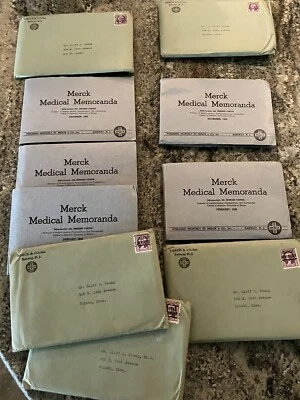 Antique 1935/36 Merck & Co. Medical Memoranda Pharmacist History Pharmacology Foto 1 de 4