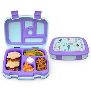 Bentgo Kids' Prints Leak-proof, 5 Compartment Bento-Style Lunch Box
