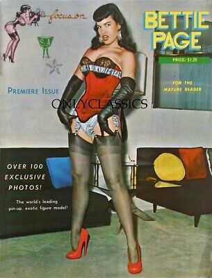 1963 Focus On Bettie Page Risqué Pin-Up Maga...