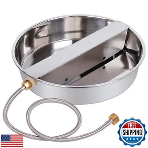 KHEARPSL Automatic Dog Water Bowl Dispenser Large Breed Outdoor Stainless Ste - Picture 1 of 5