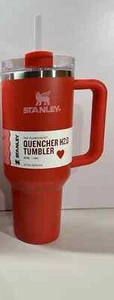 Stanley X Valentines Day 40 Oz Target Exclusive ❤️Target Red❤️ Tumbler NEW - Picture 1 of 6
