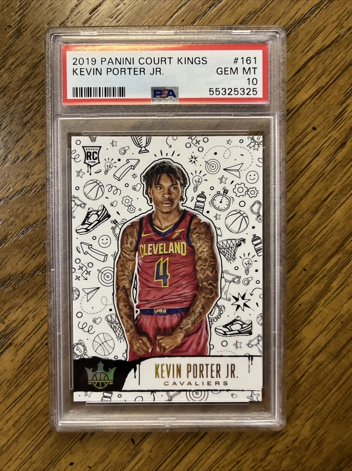 2019 PANINI COURT KINGS #161 KEVIN PORTER JR. RC PSA GEM MT 10 Level III 3 - Image 1 of 2
