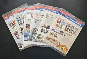 Celebrate the Century Stamps, 1930s to 1980s; 4 unopened, 2 opened 2 stamps gone - Picture 1 of 13