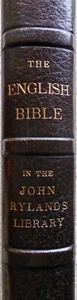 The English Bible in the John Rylands Library 1899.   - Picture 1 of 21