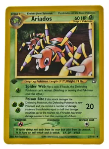 Ariados 27/111 1st Edition Uncommon Neo Genesis NM With eBay Shipping - Picture 1 of 3