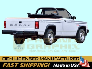 1990 Dodge Dakota Sport Truck Strobe Stripe Decal Graphic Kit - Bild 1 von 1