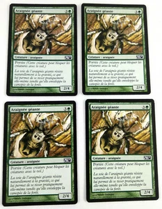 Mtg Magic: Playset (4x) Giant Spider M11 Vf Exc - Picture 1 of 2