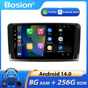 Radio de coche de 9"" para Benz ML350 ML450 GL350 05-13 Android 14 GPS Carplay BT 8G+256G - Imagen 1 de 12