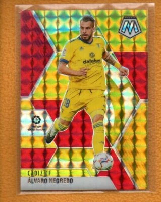 Alvaro Negredo 2020-21 Panini Mosaic La Liga SC Choice Red & Gold Prizm #46 /88 - Image 1 of 2