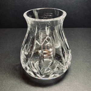 WATERFORD BELMONT HURRICANE GLOBE, Cut Lead Crystal, 4.75", Made in Ireland - Picture 1 of 9