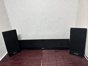 Philips Home Theater Surround Sound Center & 2 Front Speakers 6 OMH - Picture 1 of 5