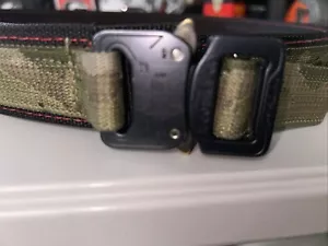 "Cinturón camuflado táctico Austri Alpine Cobra con hebilla 46""" - Imagen 1 de 5
