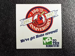 St. Louis Cardinals 100th Anniversary Sticker HQ - Picture 1 of 1