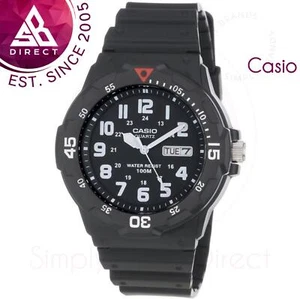 Casio MRW-200H-1BVES Analouge Herrenuhr|100M WR|Day-Date Display|Black Face| - Bild 1 von 2