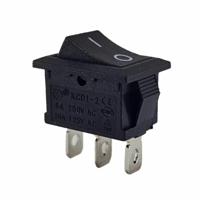 LEVSEB Rocker switch 19x13mm, 3-pin 6A 250VAC on/on, switch, device switch