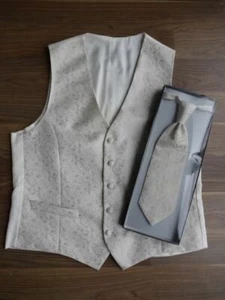 Hochzeit, Heirat, Hochzeitsanzug, Bräutigam, Weste, Plastron, Einstecktuch, 52  - Bild 1 von 4