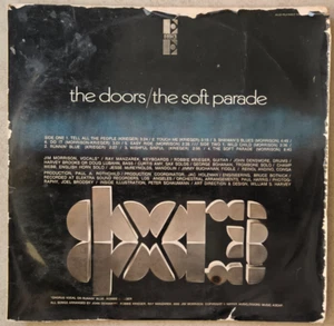 The Doors - The Soft Parade Rare Israel Cover Error LP - Picture 1 of 4