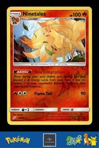 2019 Pokemon SM Team Up 16/181 Ninetales Reverse - Picture 1 of 3