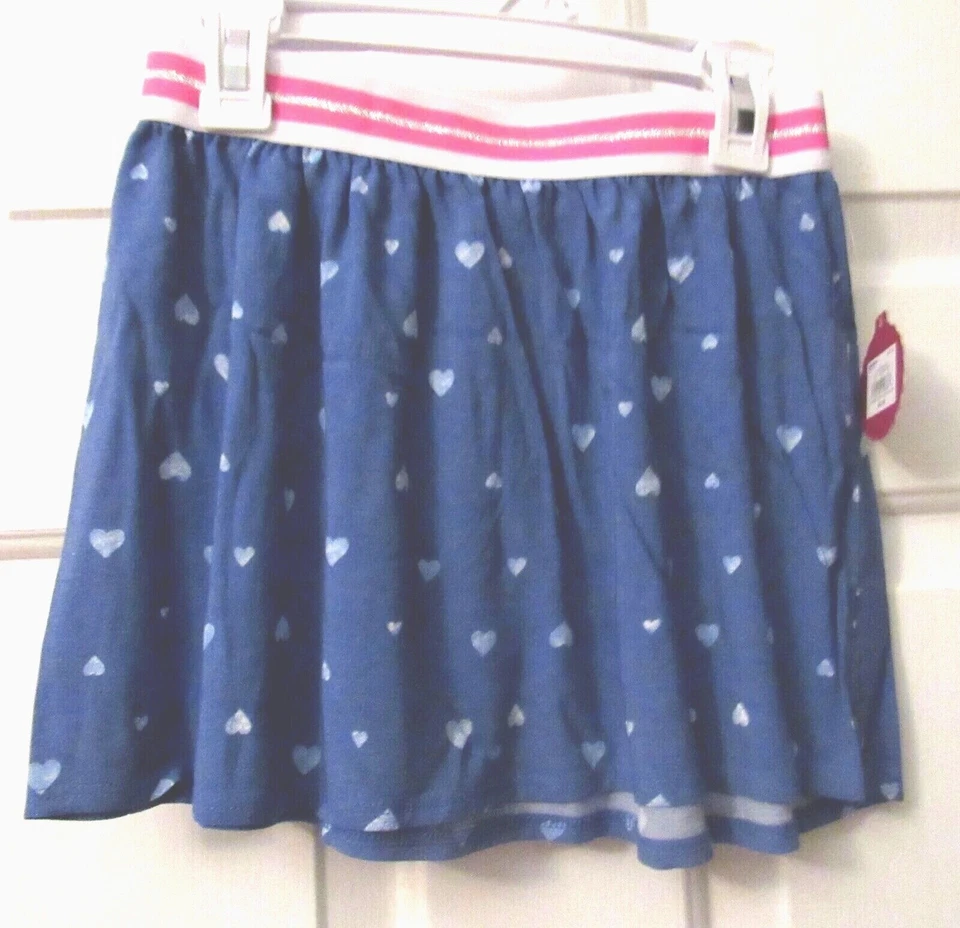 FALDA CORAZÓN DENIM SONOMA NIÑA NUEVA CON ETIQUETAS TALLA 7/8 Foto 1 de 1