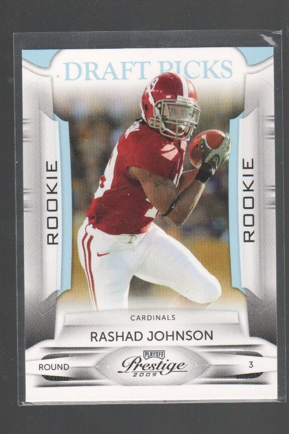 RASHAD JOHNSON 2009 PLAYOFF PRESTIGE DRAFT PICKS LIGHT BLUE ROOKIE #193  /999 - Image 1 of 1