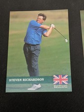 1992 Pro Set Golf STEVEN RICHARDSON E13 PGA TOUR Rookie RC