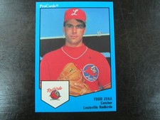 1989 Pro Cards #1267 Todd Zeile card St Louis Cardinals / Louisville Redbirds