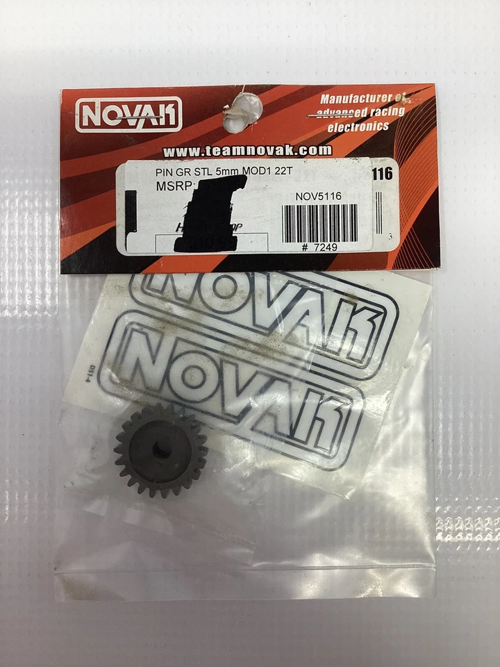 Vintage Novak 5116 Mod 1 Pinion 22 T Drive Gear Box3 - Image 1 of 1