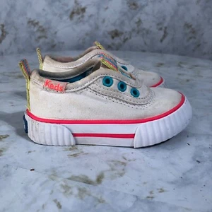 Keds Champion Toddler Youth Size 4M Shoes White Red Comfort Casual Low Sneakers - Picture 1 of 12