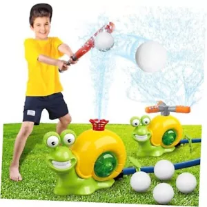 Outdoor Water Play Sprinklers, Water Sprinkler Baseball Toy for Kids 2 in 1 - Picture 1 of 6