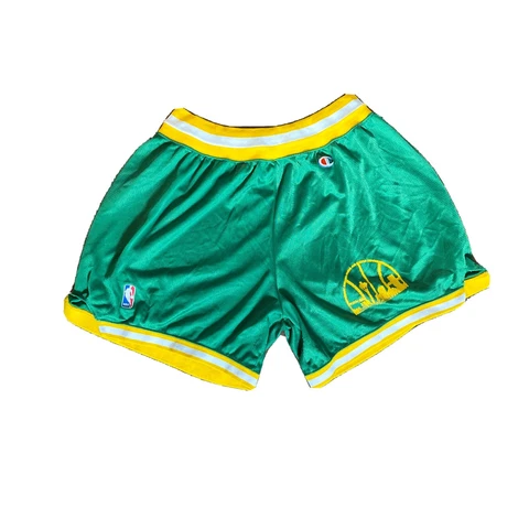 Seattle Supersonics Sonics Vintage 90s CHAMPION Basketball Shorts X Large Cover