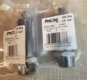 ProLine Steam Vent 1/2" FPT x 3/4" rosca de tubo macho, lote de 6 - Imagen 1 de 5