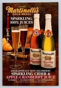 Anuncio impreso Martinelli's Gold Medal 1989 con sidra y jugo espumoso sin alcohol - Imagen 1 de 1