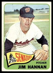 1965 Topps #394 Jim Hannan  Washington Senators VG-VGEX - Picture 1 of 2