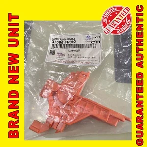 Conjunto de enchufe de seguridad genuino Hyundai macho 37586-4R002 KIA OPTIMA HYUNDAI HYBRID - Imagen 1 de 4